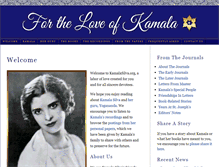 Tablet Screenshot of kamalasilva.org